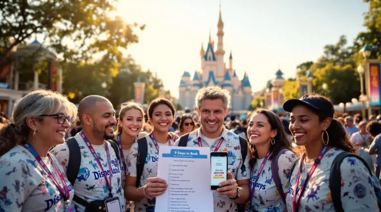 disneyland en groupe